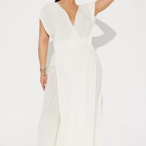 Fashion Nova White Pantsuit